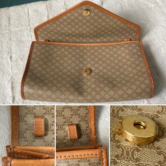 ❌SOLD❌ Celine ✨HP✨ Vintage Macadam Envelope Flap Bag - Picture 12 of 17